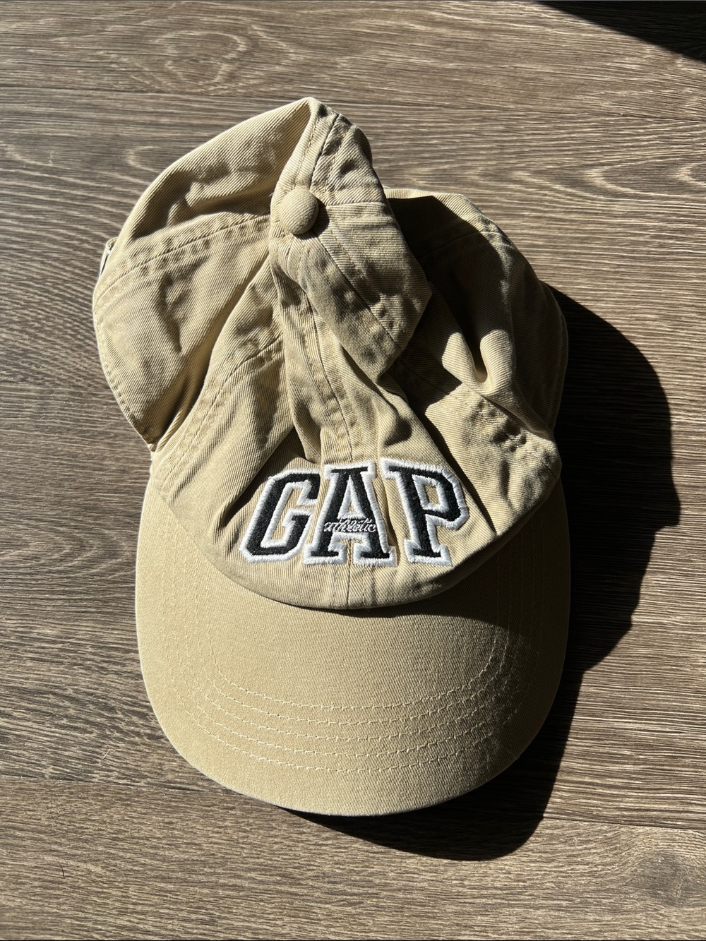 GAP Tan Baseball Cap with Embroidered Logo